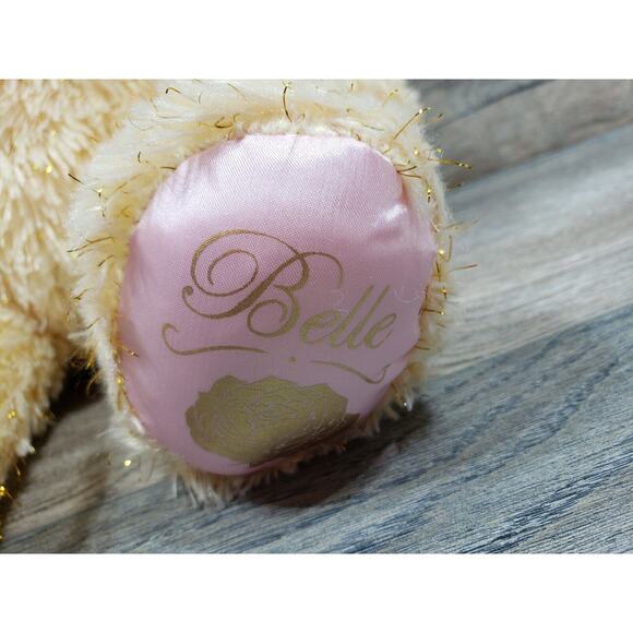 Build A Bear BELLE from Beauty & The Beast Disney Plush Yellow Sparkle - Picture 5 of 9